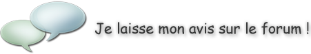 Laissez votre avis !